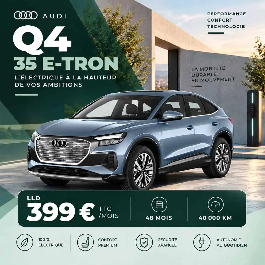 Offre Backliz sur la Cupra Born électrique reconditionnée avec 48 mois de location et 60 000 km.